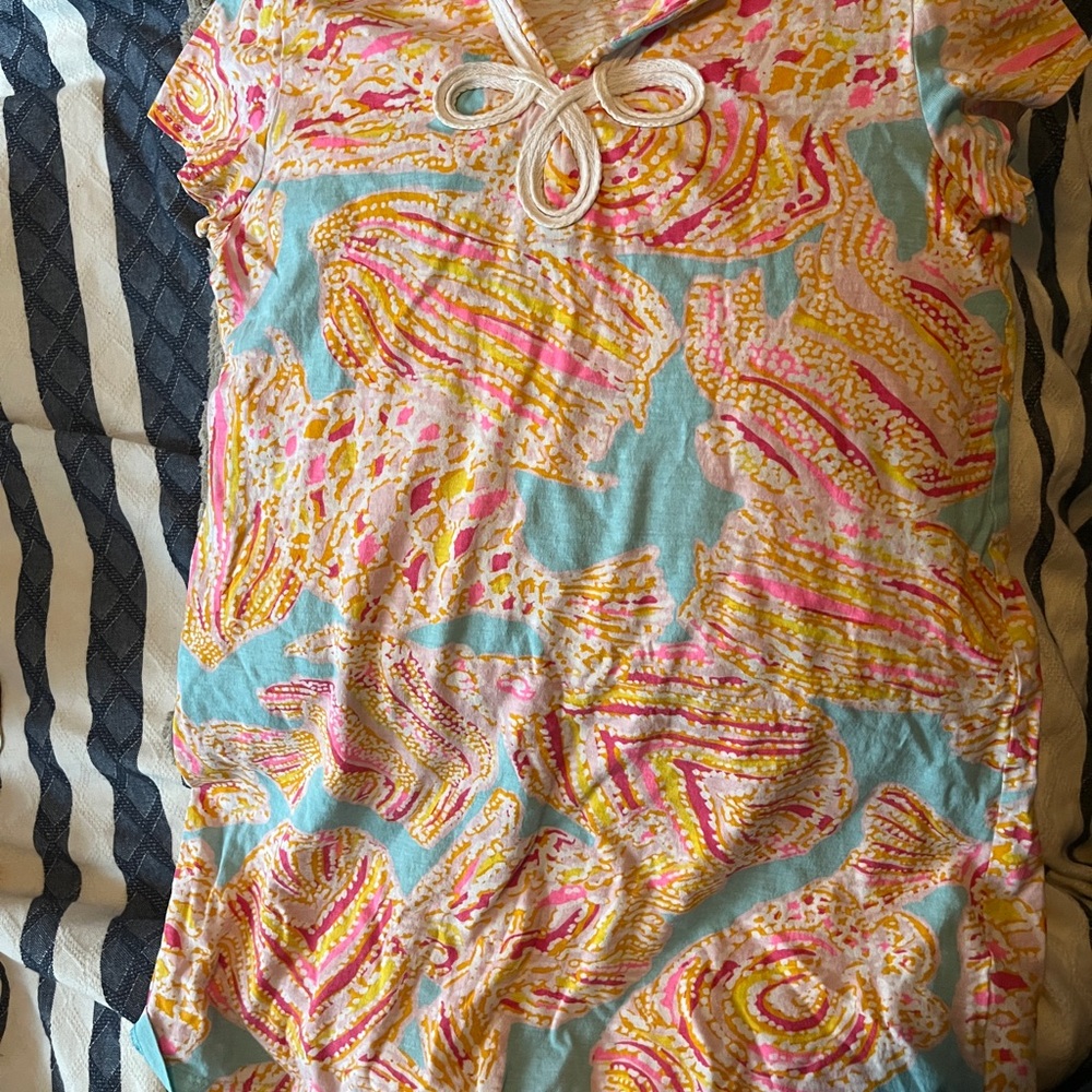 Lilly Pulitzer Kids Casual Dress - Pink, Yellow, Blue